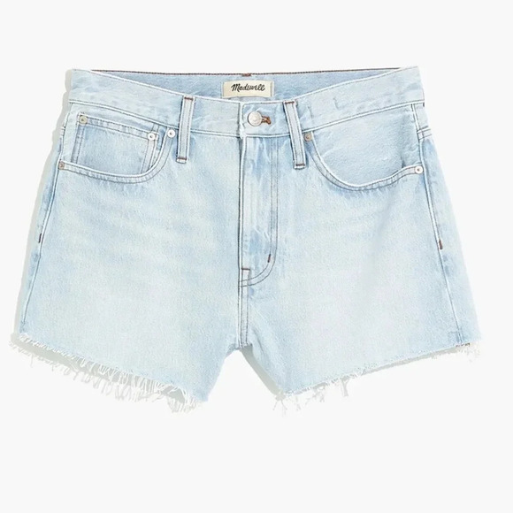 Madewell Plus Relaxed Denim Shorts in Essen Wash NWT - Picture 4 of 15